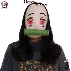 Masque cosplay Nezuko de Demon Slayer