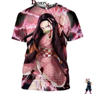 T-shirt Demon Slayer Nezuko Demon du XS au 6XL