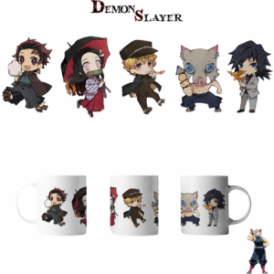 Mug Demon Slayer avec les personnages principaux