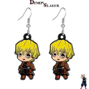 Boucles d’oreilles kawaii Zenitsu Agatsuma Demon Slayer