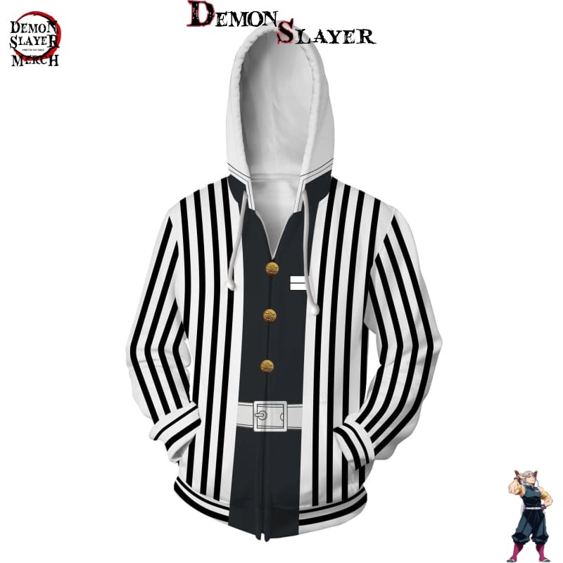 Veste Obanai Iguro Demon Slayer, coloris au choix