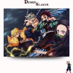 Puzzle Demon Slayer Kyodai en 1000Pcs ou 500 Pcs