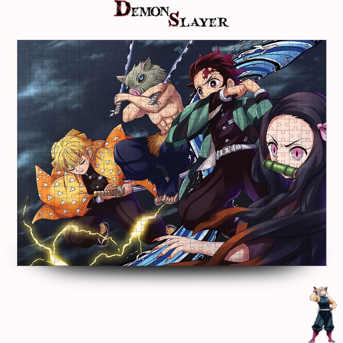 Puzzle Demon Slayer Kyodai en 1000Pcs ou 500 Pcs