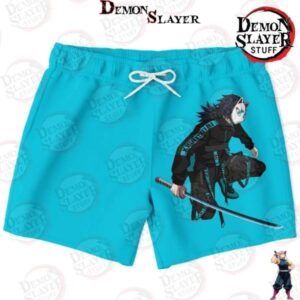Maillot de bain Demon Slayer Tanjiro avec masque, tailles S à 5XL