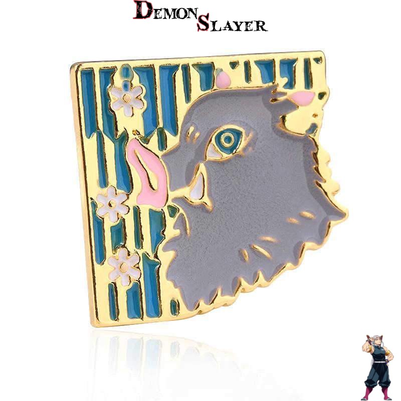 Broche pins Demon Slayer, 4 modèles au choix