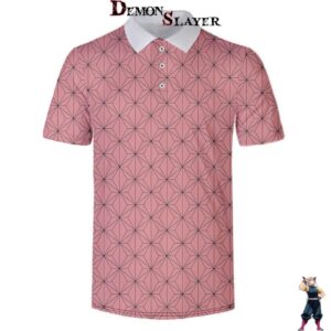 Polo Nezuko Demon Slayer, tailles XXS à 4XL