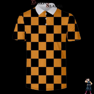 Polo orange Demon Slayer, tailles XXS à 4XL