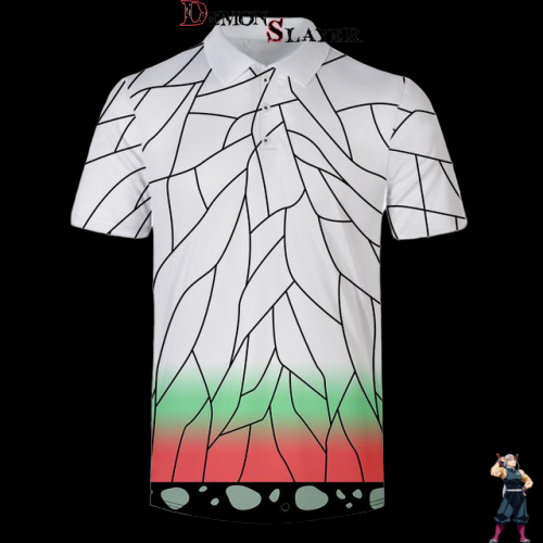 Polo Shinobu Demon Slayer, tailles XXS à 4XL