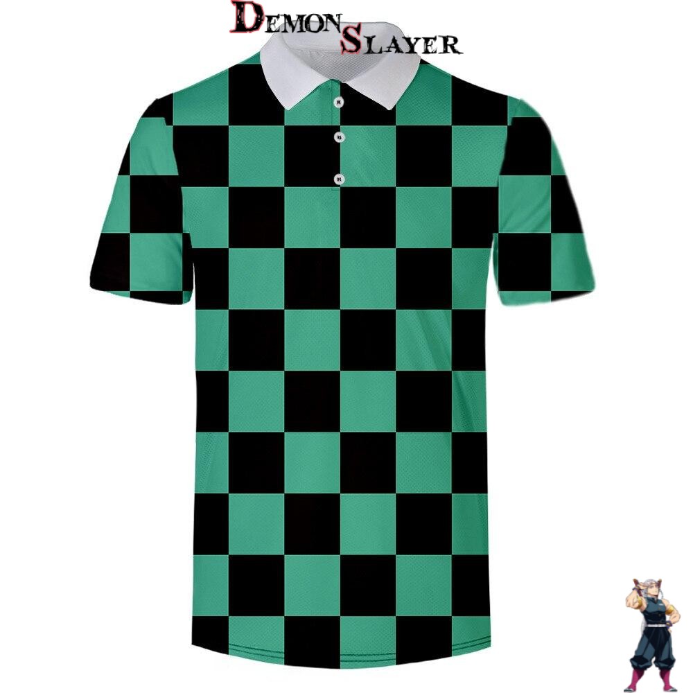 Polo Tanjiro Demon Slayer, tailles XXS à 4XL