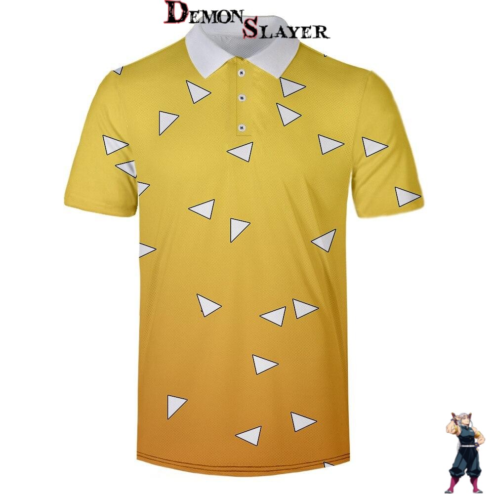 Polo Demon Slayer Zenitsu disponible du XXS au 4XL