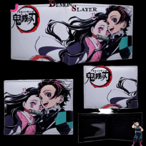 Portefeuille blanc Demon Slayer