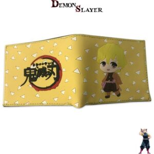 Portefeuille Demon Slayer Zenitsu pour accessoire du quotidien