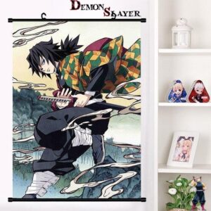 Poster Giyu Tomioka Demon Slayer en plusieurs formats