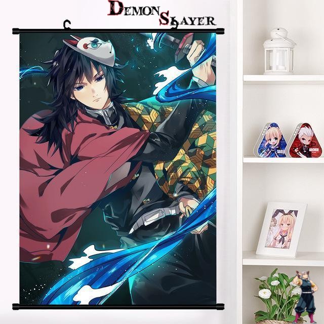 Poster Demon Slayer Haori de Sabito et Giyu en 3 tailles