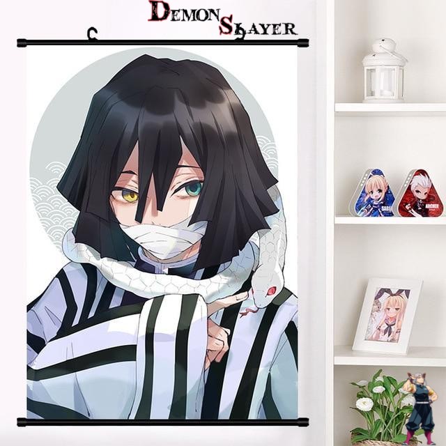 Poster Demon Slayer Obanai Iguro, Pilier du Serpent