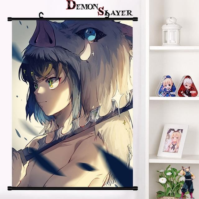 Poster Inosuke la Bête Demon Slayer, format au choix
