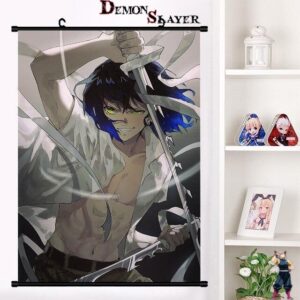 Poster Demon Slayer Inosuke avec katana