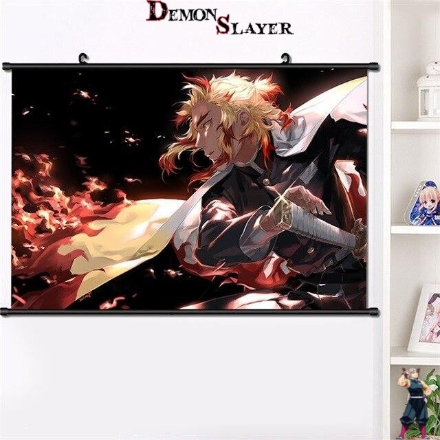 Poster mural Demon Slayer avec Kyojuro