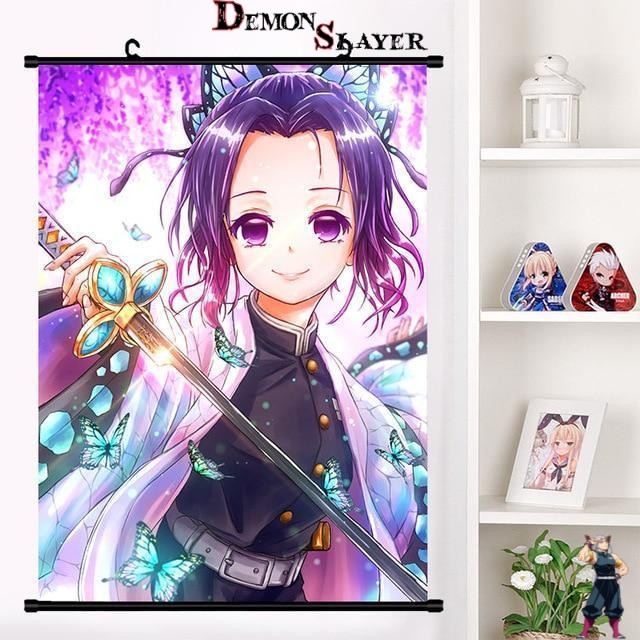 Poster Shinobu Chibi Demon Slayer en 3 tailles