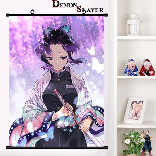 Poster Demon Slayer Shinobu et Kanae Kocho en plusieurs tailles