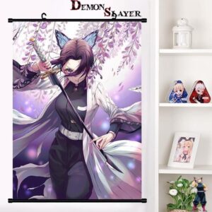 Poster Demon Slayer motif Souffle des Insectes en plusieurs tailles
