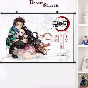 Affiche Ufotable Demon Slayer pour décoration