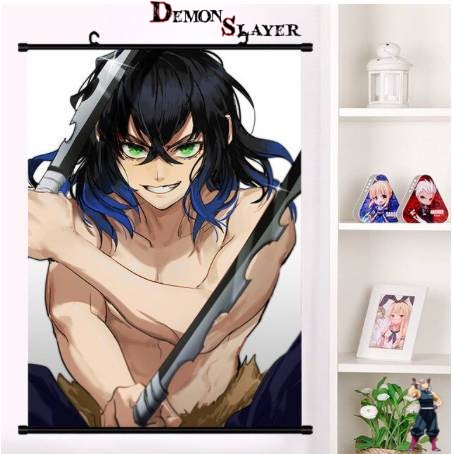 Poster Demon Slayer Inosuke, visage en formats 20x30 cm à 60x90 cm