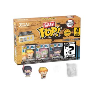 Pack 4 Figurines Bitty Zenitsu - Demon Slayer
