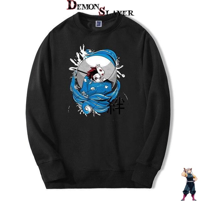 Pull Demon Slayer Tanjiro Kamado Maître de l’Eau en plusieurs couleurs – Image 2