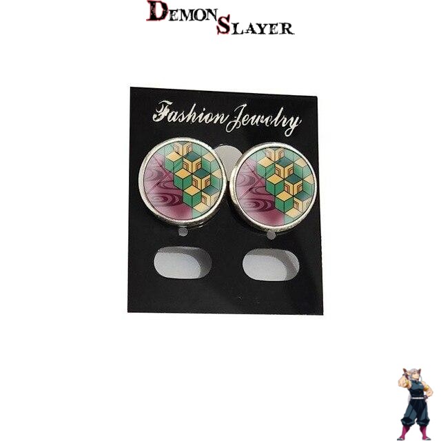 Boucles d’oreilles Giyuu de Demon Slayer