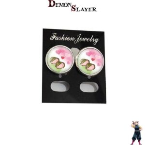 Boucles d’oreilles Mitsuri, accessoire Demon Slayer