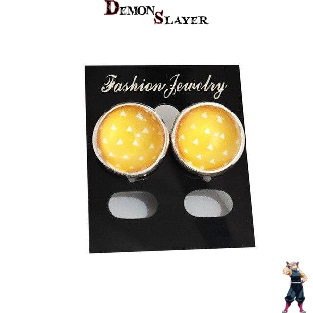 Boucles d’oreilles Zenitsu Agatsuma, univers Demon Slayer