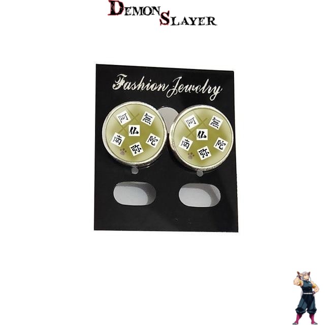 Boucles d'oreilles Gyomei Demon Slayer