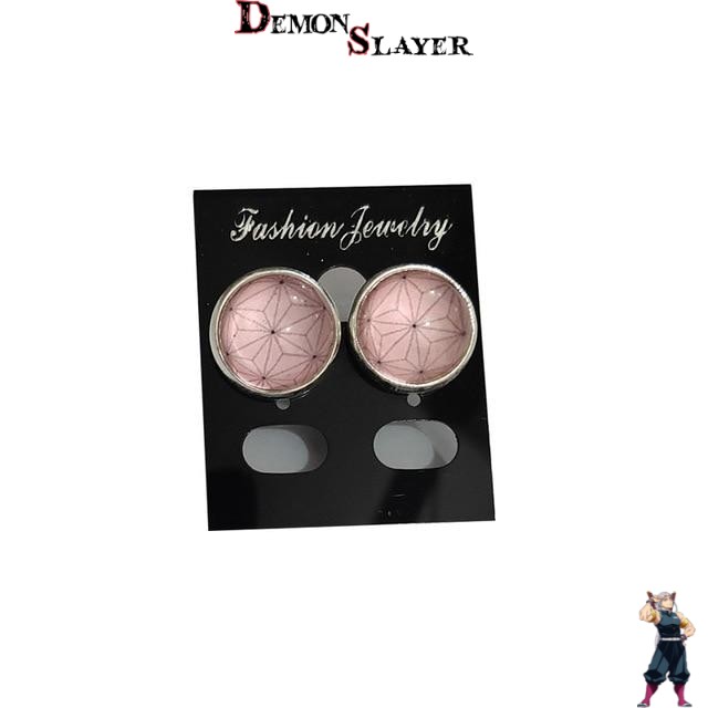 Boucles d’oreilles Nezuko Kamado, bijou Demon Slayer
