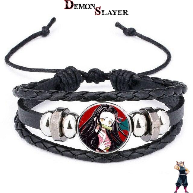 Bracelet rouge Nezuko Kamado Demon Slayer