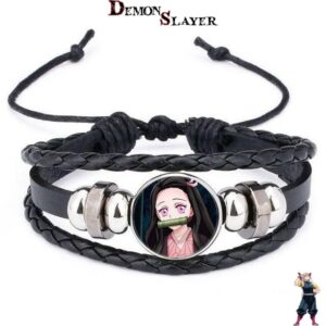 Bracelet noir Nezuko Kamado Demon Slayer