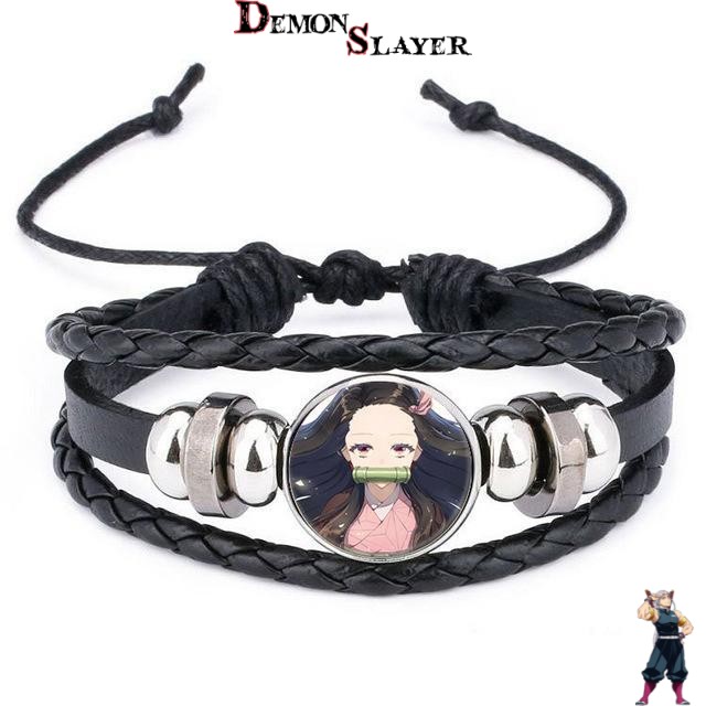 Bracelet Nezuko Kamado jolie, esprit Demon Slayer