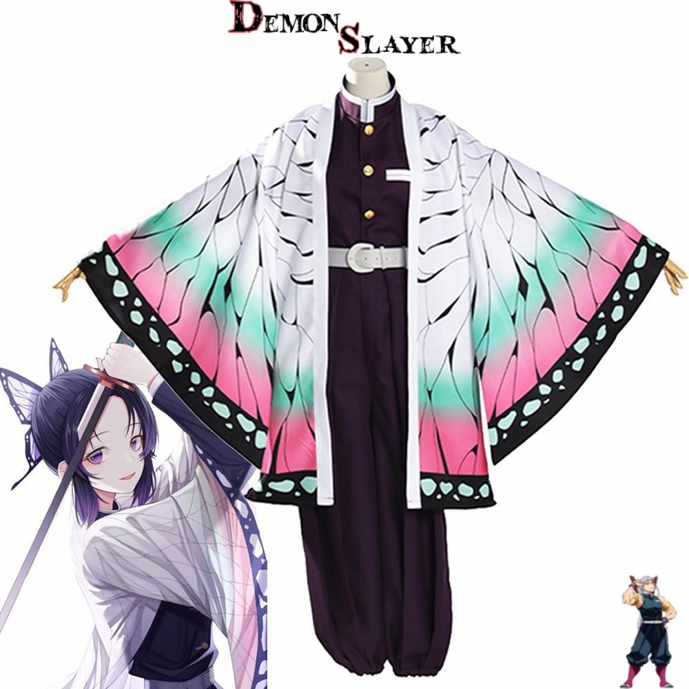 Cosplay Shinobu Demon Slayer en variantes SetA à SetD