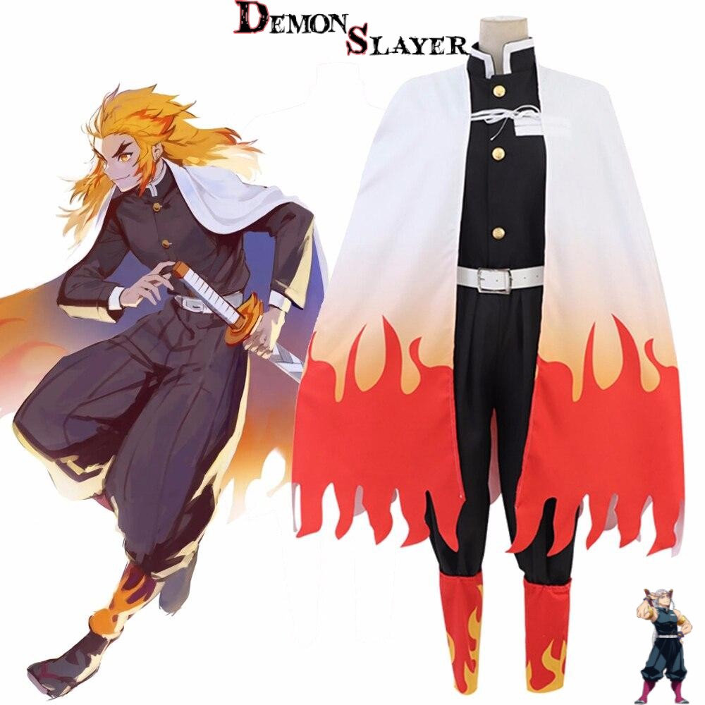 Cosplay Rengoku Demon Slayer, choix SetA à SetC