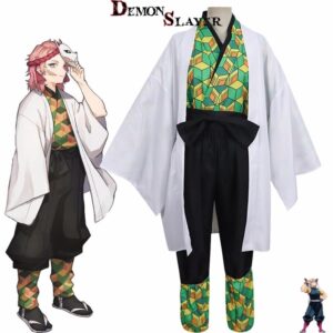 Cosplay Sabito Demon Slayer avec sets SetA à SetD