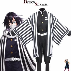 Cosplay Iguro Obonai Demon Slayer avec plusieurs sets