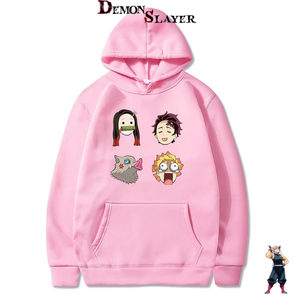 Sweat Demon Slayer avec Nezuko, Tanjiro, Inosuke et Zenitsu – Image 2