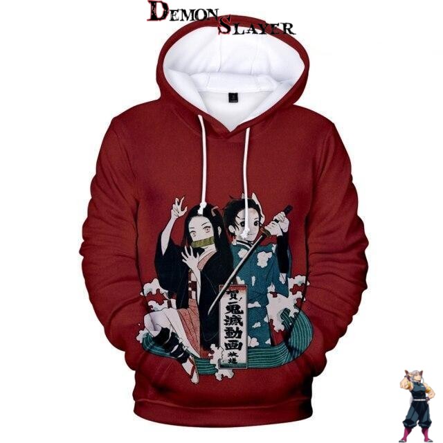 Sweat Demon Slayer Réunis, tailles XXS à 4XL