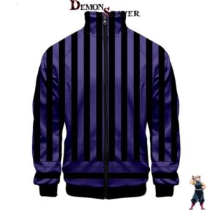 Veste Demon Slayer Iguro Jogging avec tailles XXS à 4XL