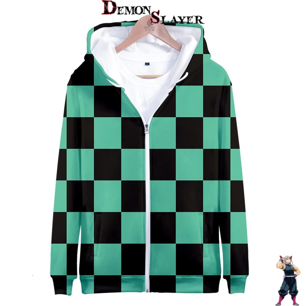 Veste à Capuche Zippée Tanjiro Kamado - Demon Slayer