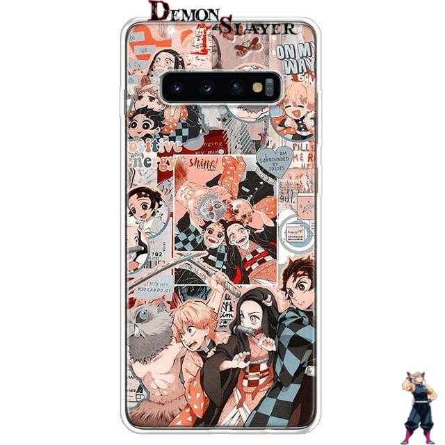 Coque Samsung Demon Slayer Tanjiro Nezuko Zenitsu Kimetsu multi modèles