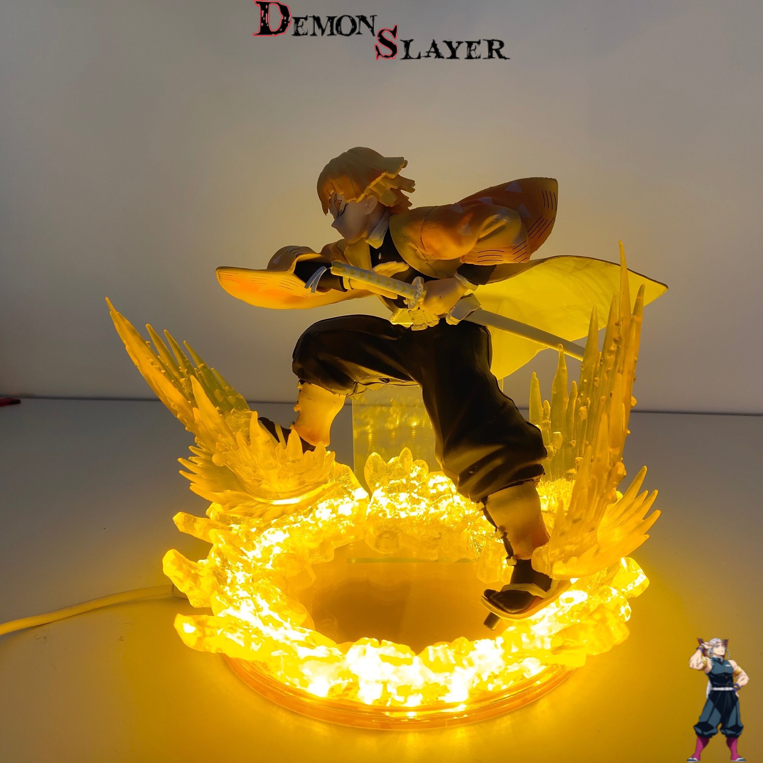 Lampe Zenitsu Agatsuma Demon Slayer Souffle du Tonnerre