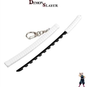 Porte-clé Demon Slayer Inosuke avec Nichirin Lames