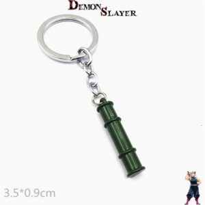 Nezuko à muselière en bambou, porte-clé Demon Slayer