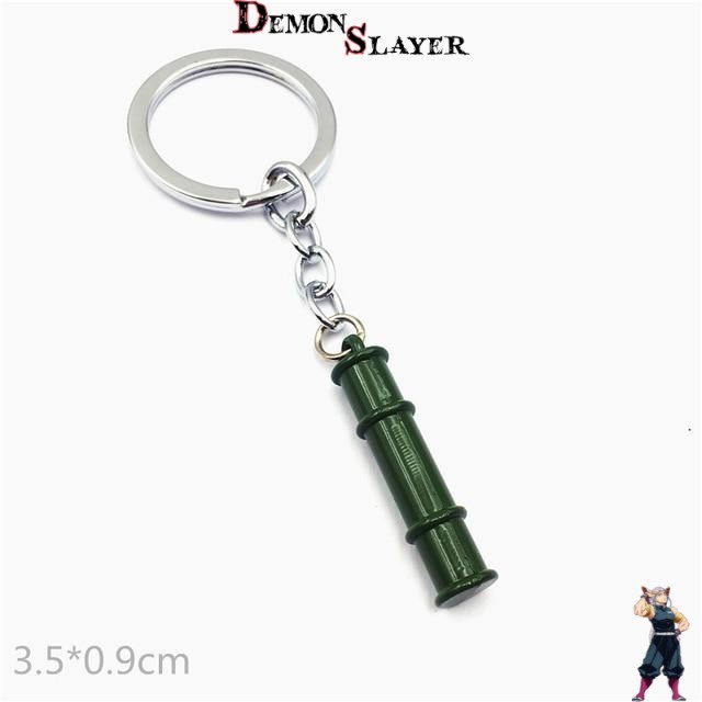 Nezuko à muselière en bambou, porte-clé Demon Slayer